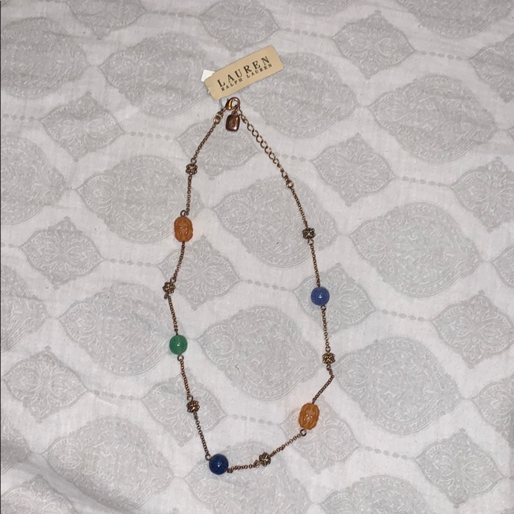 Ralph Lauren multicolored beaded necklace